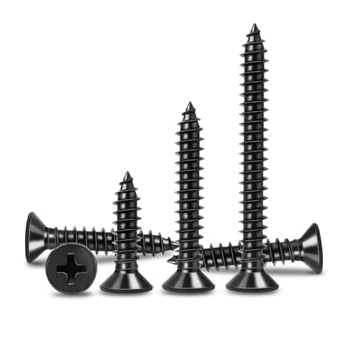 Tornillos para madera #10 x 2-1/2" cabeza plana Phillips 100 pcs miniatura 4