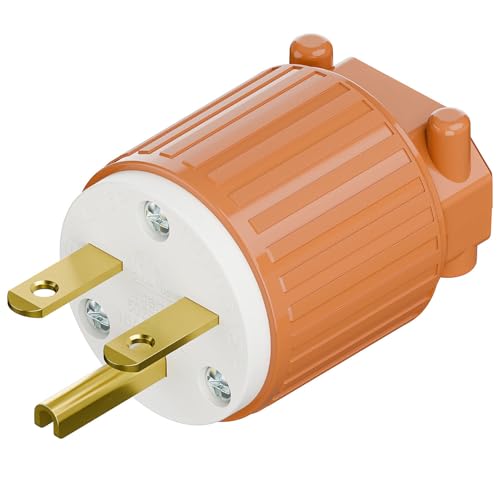 NEMA 6-15P�I�X�v���O�AETL�K�i15AMP/250�{���g�A15A�X�g���[�gDIY�I�X�A�č�/�J�i�_3�v�����O�R�l�N�^�A15A/250V�v���O�ƒ�pAC�H�ƃO���[�h�v���O�I�����W�F