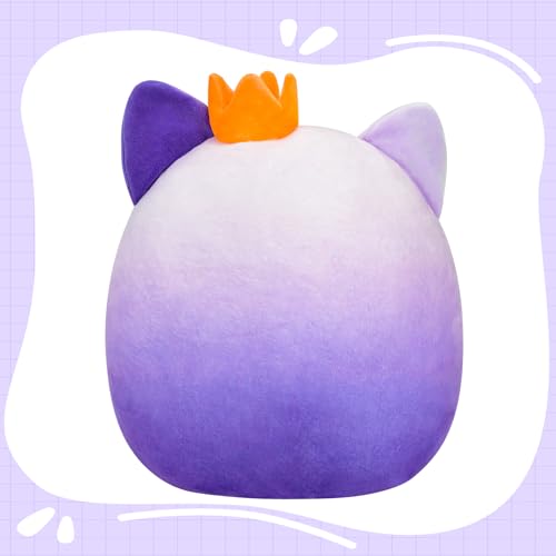 Image of Cat Stuffed Animal Cat Plush Toys 14 Inch Soft Plushies Pillow Cute Gradient Purple Plushies Room Decoration Birthday Gifts for Kids Toddlers Girls and Boys