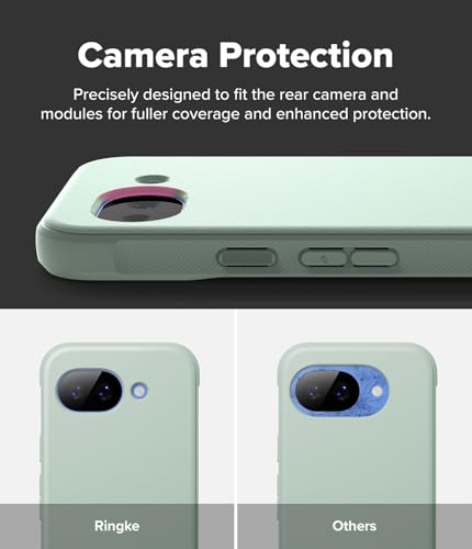 Image of Ringke Onyx for Google Pixel 10a Case [Feels Good in The Hand] Oil & Dirt Resistant, Enhanced Camera Lens Protection, Comfortable Grip, Non-Slip, Lightweight Cover - Mint