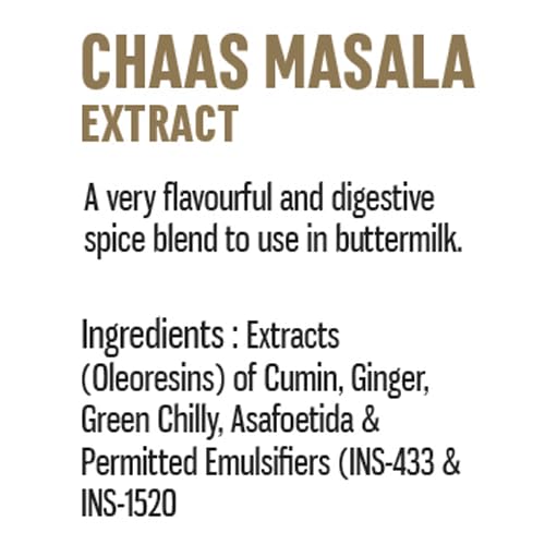 Spice Drop Butter Milk Masala Extract | For Chaas, Taak, Buttermilk, Lassi, & Salted Yogurt Drink | 100 % Natural Herbs and Spices Blend | No Preservative | Vegan | Non-GMO | 5ML (180 Glasses)