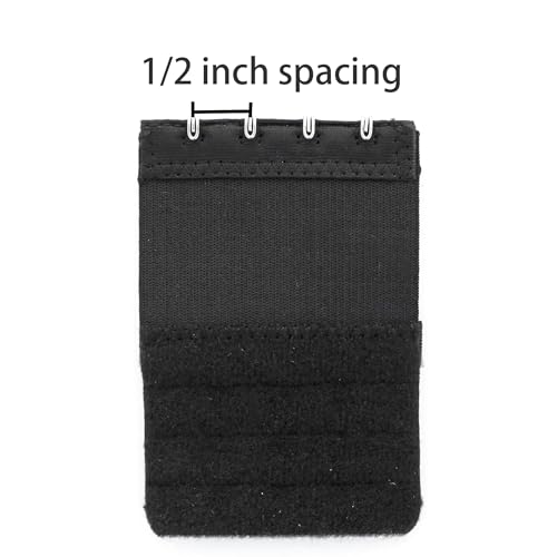 4 Pieces Bra Extender 4 Hook Women's Comfortable Stretchy Bra Hook Extender Extension Strap3