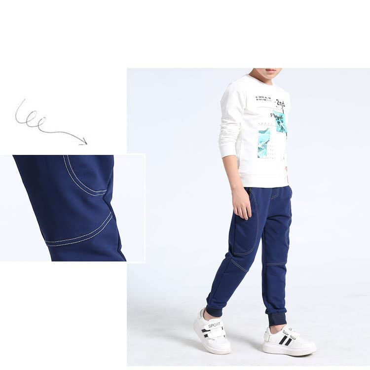 Children's Spring and Autumn Pure Cotton Sports Trousers3