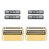 2 Pack Replacement Foil and Cutters Compatible with BaBylissPRO Double Foil Shaver, Replacement Foil