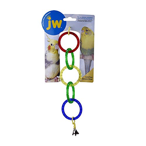 Jw Pet Company Activitoy Olympia Rings Small Bird Toy, Colors Vary #TOP14
