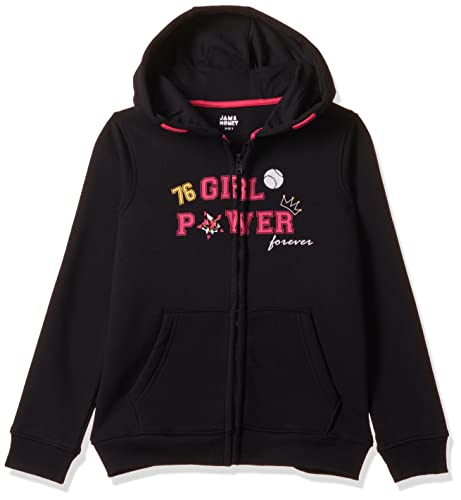 Image of Amazon Brand - Jam & Honey Girl's Cotton Winter Regular Fit Hooded Sweatshirt