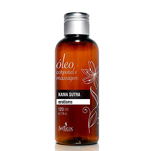 FEITIÇOS AROMÁTICOS Óleo Corporal Massagem Erotismo 120 ML Aroma: Kama Sutra REF:6023