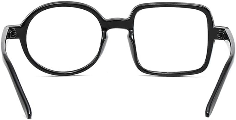 ICARA Personality Square Round Reading Glasses for Men Women,Computer Glasses Anti UV Readers - Image 2