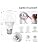 evelor 6-Pack A19 LED Light Bulbs,60 Watt Equivalent Daylight 5000K with E26 Base,Efficient 9W,800 Lumens Non-Dimmable LED Bulbs,15000 Hours, Ideal for Bedroom Living Room - View 4