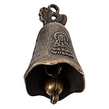 SECFOU 復古風ブロンズ鈴音ミニベル 手作り風水装飾用羊鈴 仏教鈴 玄関呼出し キーホルダーや風鈴に