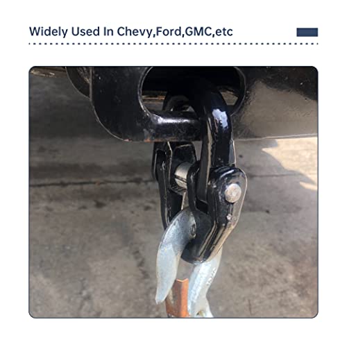 Batoneco 1/2" Hammer Lock Chain Connector, Heavy Duty Coupling Link, Tow Hitch Hammerlock Coupling Connector Link, Black (2 Pieces) #TOP5