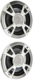 Clarion Corporation of America CMQ1622RL Marine Coaxial Speaker with Built-in Blue LED Light 6.5