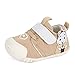 MASOCIO Zapatillas Bebe Niño Niña Zapatos Primeros Pasos Bebé Deportivas Beige Talla 21