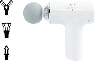 【YECCNA】ミニ筋膜リリースガン・4種類ヘッド付き【首/肩/背中/腕/腰/太もも/足つぼ/ふくらはぎ・対応】8mm振幅、6段階振動静音、500g超軽量、携帯便利、 ギフト最適(日本語取扱説明書付き二年メーカー保証)