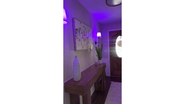 Depuley Battery Operated Wall Sconce: Set of 2 Wireless Wall Lights with Remote for Bedroom - Rechargeable 15 Colors Black Wall Lamp for Living Room Hallway