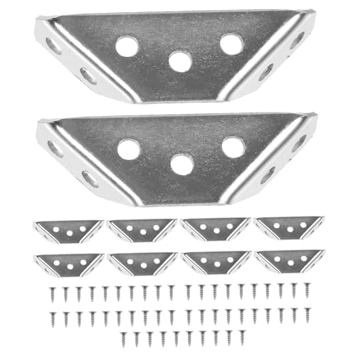 ARTIBETTER Strong Stainless Steel Furniture Corner Connectors 90° Angle Bracket for Cabinets Easy Assembly