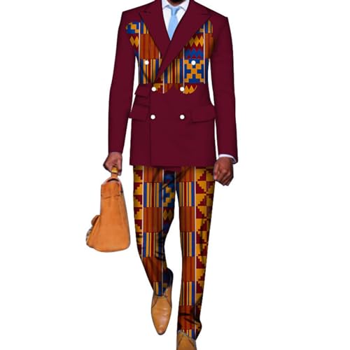 Costume traditionnel africain pour mariage tenue dashiki homme imprimé cire chic