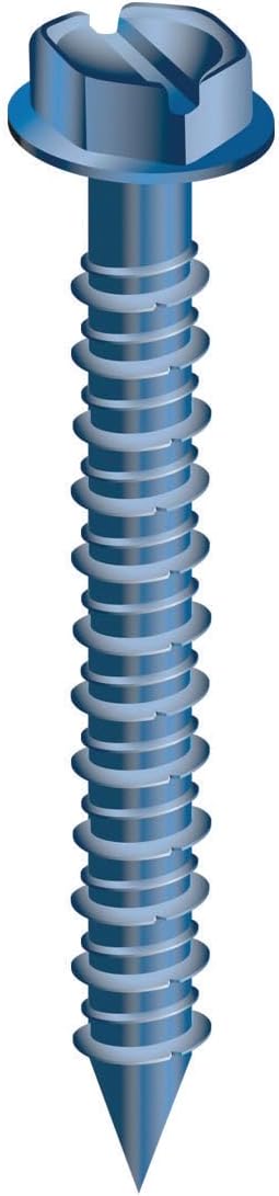 Cobra Anchors 674W Screw Concrete Hex 3/16x3-1/4