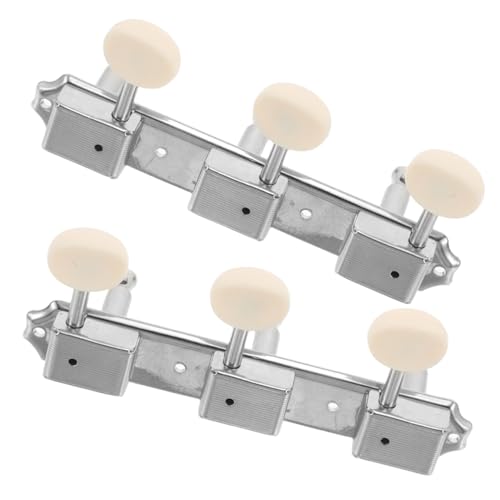 ULDIGI 1pair Tuning Knobs Metal Pegs Left Right Configuration Easy Installation for Electric Guitar Tuners