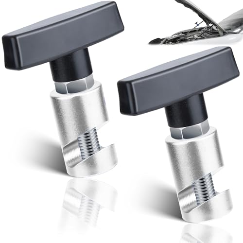 Image of ecocstm 2 PCS Car Hood Prop Struts Clamp, Hood Strut Clamp, Car Hood Holder