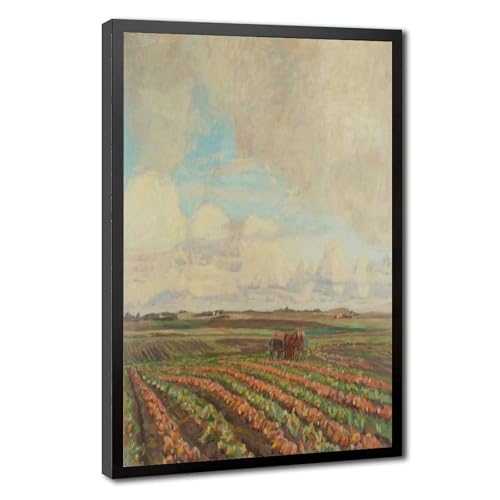 Impression sur toile Impressionnist Tulipes 61x91 cm pour salon