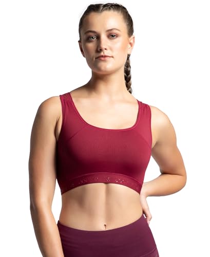 Image of Jockey AP20 Women Wirefree Padded Tactel Nylon Elastane Stretch Full Coverage Racerback Styling Active Sports Bra with StayFresh and StayDry Treatment