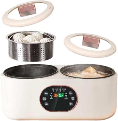 Hervidor de Arroz Bajo en Azúcar con Función de Bajo Azúcar, 3.4L Hervidor de Arroz de Doble Deletreo, 6 Modos de Hervidor de Arroz Inteligente, Inicio Retrasado, Mantener Caliente,15 Minutos