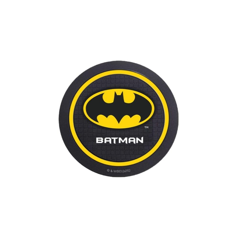Involve DC Batman Car Coasters – Pack of 2 | Universal Non-Slip Cup Holder Coasters | Official DC Licensed Merchandise | Car Accessories 2025 | Car Cup Holder Coaster |Universal Car Coaster Set-image-29