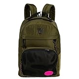 Mochila Grande Verde Militar da Coleção Capricho Academy