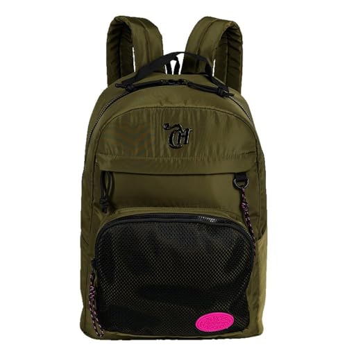 Mochila Grande Verde Militar da Coleção Capricho Academy