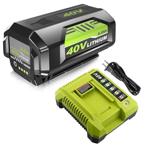 Zuyitoku 40V 6000mAh Replacement for Ryobi 40V Battery and Charger