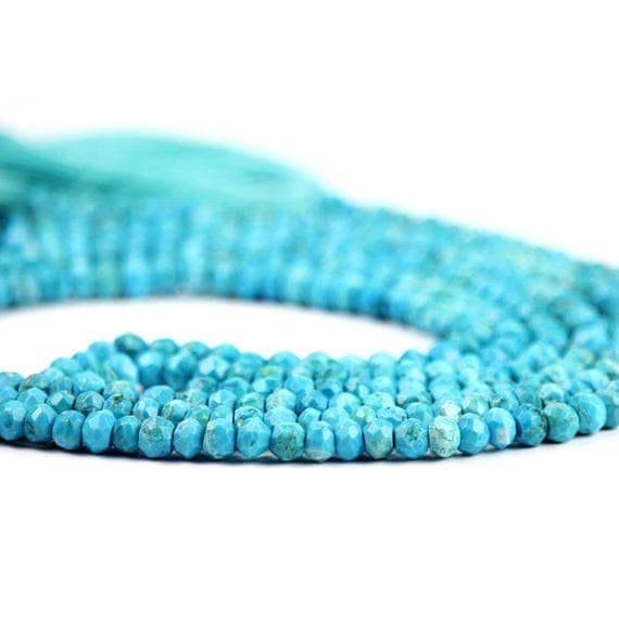 Turquoise bleue LKBEADS : créez un cadeau unique avec 12 rondelles de pierres fines