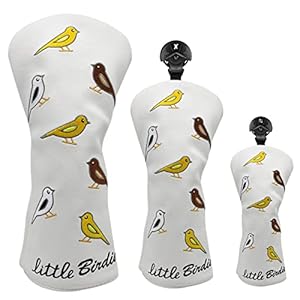 Aliennana Birdie Birds Driverkopfhüllen, 3 Stück