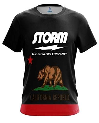 CoolWick Storm California Republic Flag Bowling Jersey (5X)