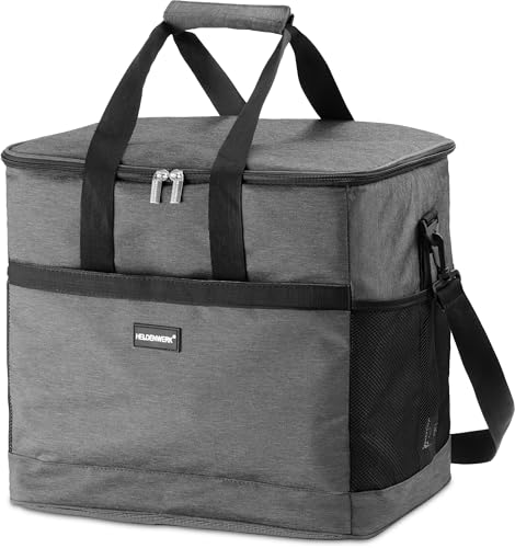 HELDENWERK Kühltasche groß 40L faltbar – Kühlbox bis zu 12h Kühlleistung auslaufsicher & wasserdicht – Thermotasche, Picknicktasche, Lunchtasche, Isoliertasche mit 7 Fächern – verstärkter Boden