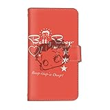 スマ通 iPhone16ProMax 対応 ケース 手帳 タイプ 携帯かばー カード入れ&ミラー あり bettyboop ベティーブープ キャラクター スタンド機能 ストラップ穴 マグネット カッコイイ アイフォン Pro Max (F) betty-004-camel