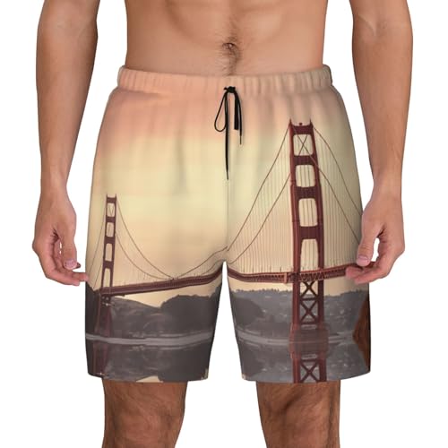 Short de plage Golden Gate Bridge homme pour vacances et sessions surf