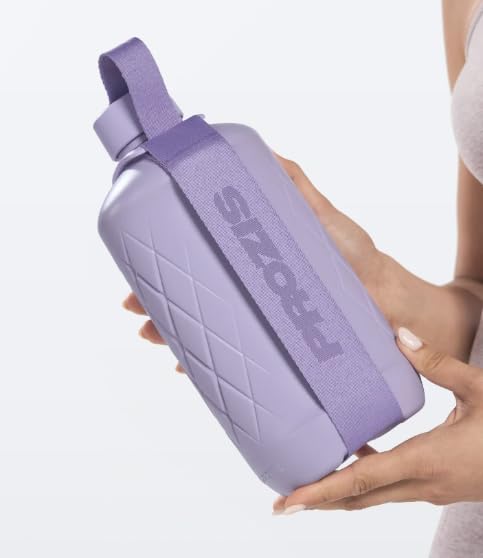 Prozis Bottiglia Hydra - 1.8 litri- borraccia professionale, lavabile in lavatrice, tappo anti perdite Infrangibile - Multi colori a scelta (viola, 1 litro)