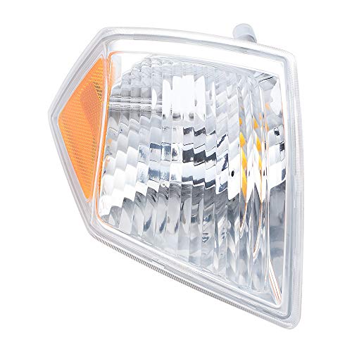 Astra Depot Right Passenger Side Marker Parking Turn Signal Corner Light Cover Clear Lens Compatible with 07-10 Jeep Compass