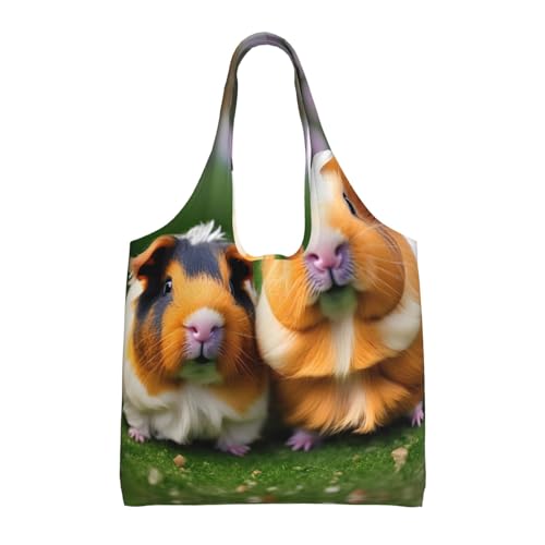 Sac cochon d'Inde mignon en toile noire : le cabas spacieux qui simplifie la vie des femmes
