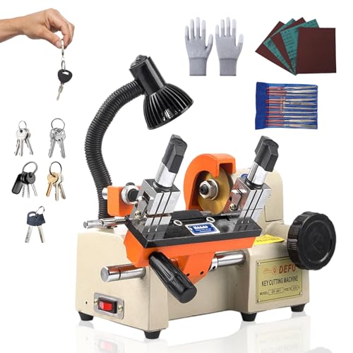 PakaLife Key Cutting Machine Automatic Maker Cutter Machines with Led Display High Precision Keys Copy Machines Professional Commercial Key Duplicator Portable Making Machine for Locksmith