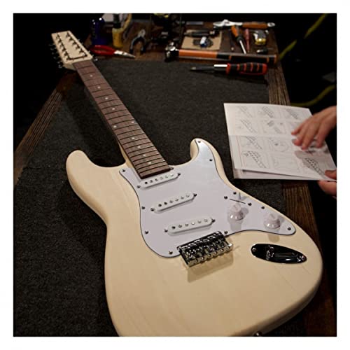 Kit de guitare électrique DIY 12 cordes niveau intermédiaire - Les Beatles, Paul McCartney, John Lennon, RIngo Starr, George Harrison Kit de guitare électrique DIY 12 cordes niveau intermédiaire – Image 6