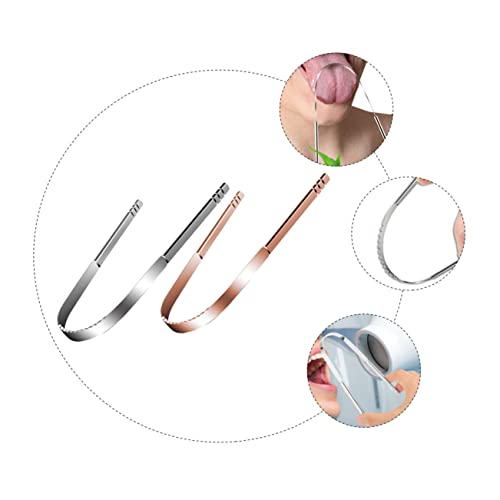 NOLITOY 2 Pçs Raspador De Língua Ferramentas De Limpeza De Língua Doméstica Ferramentas De Limpeza D