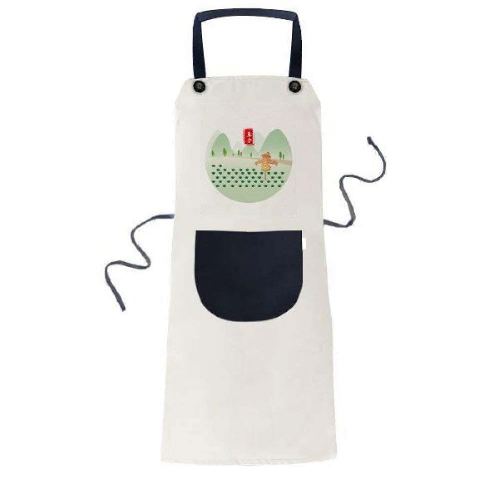 Tablier de cuisine beige Vernal Equinox cadeau chef idéal pour homme et femme