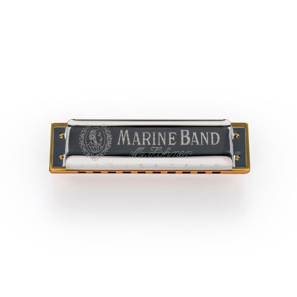 Hohner M1896066X, armonica a bocca Marine Band (in tonalità Fa)