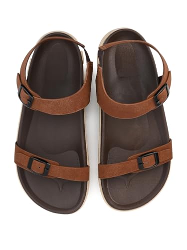Image of FENTACIA Men Ankle Strap Sandals
