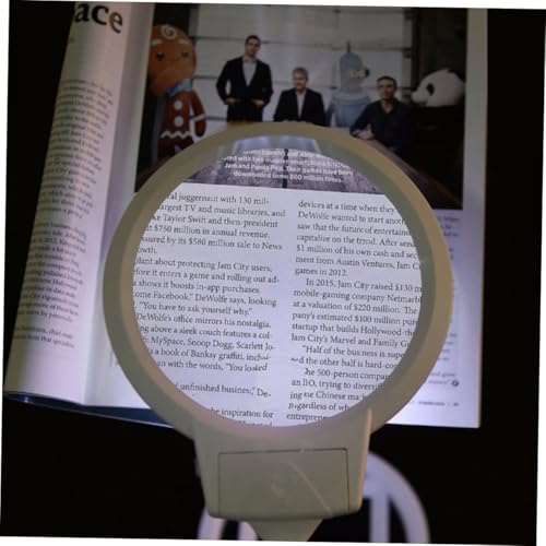 Lampe loupe LED bureau support ajustable loupe lecture broderie