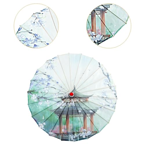 Parasol en papier huilé traditionnel pour costume de soirée dansante