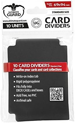 Card Divider Negro Ultimate Guard miniatura 2