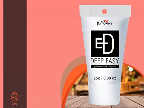 Kit 3 Gel Umectante Deep Easy Sem Dor HotFlowers 25g